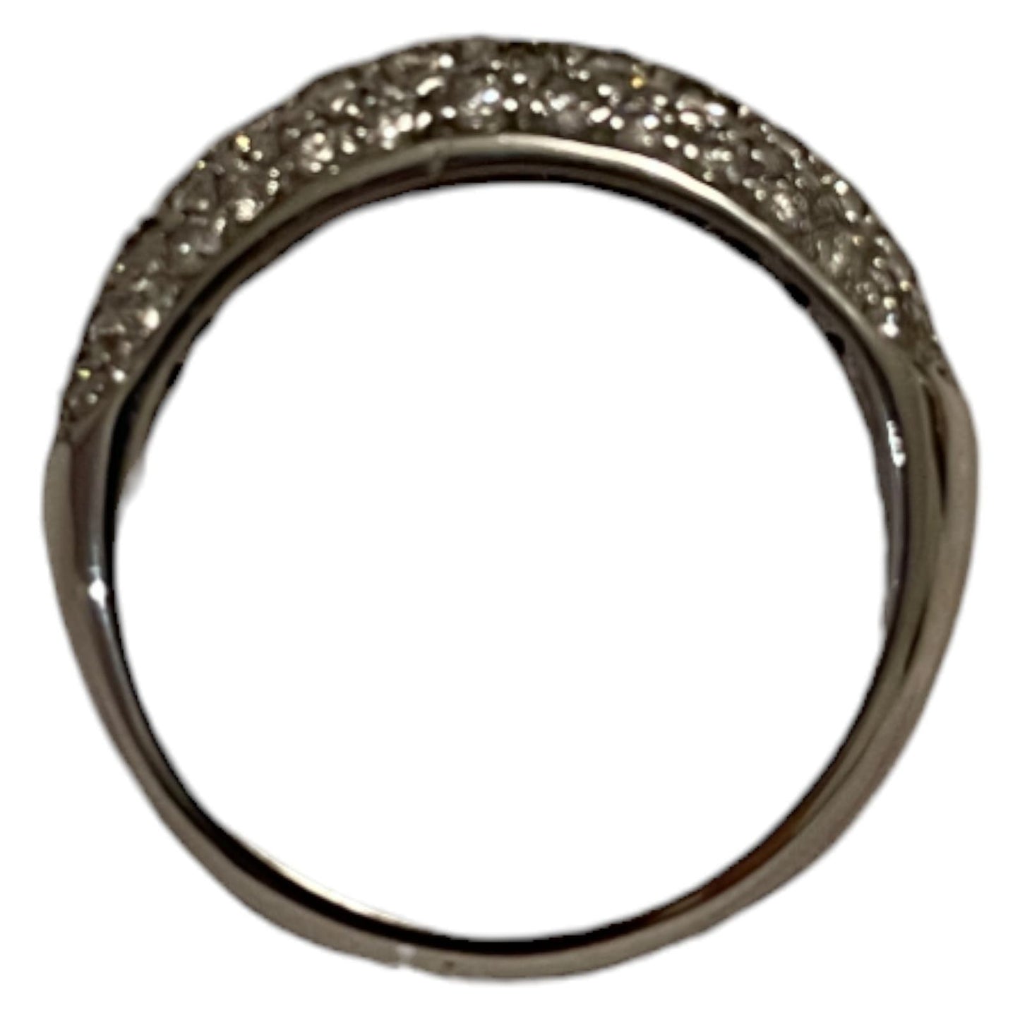 Cherish Your Forever: 14K White Gold 2.0 Ct Diamond Wedding Ring, Size 5.5
